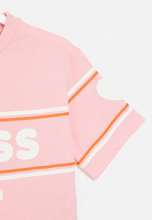 GUESS - Midi short sleeve T-shirt - sweet pink