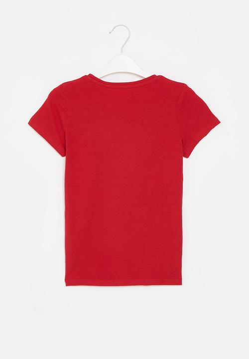 GUESS - Short sleeve T-shirt - red hot