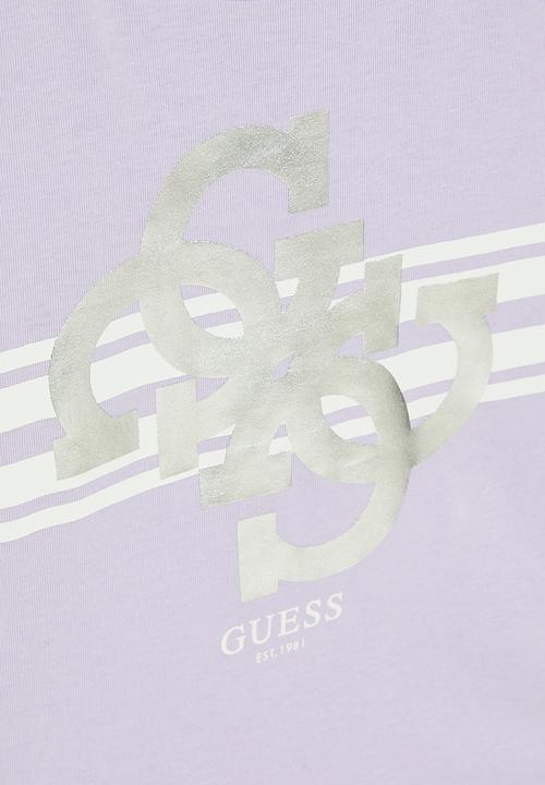 GUESS - Short sleeve T-shirt - new light lilac