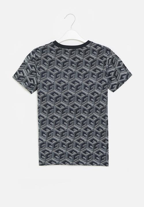 GUESS - Short sleeve T-shirt - daydream tie dye print