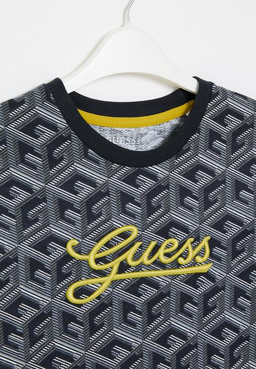 GUESS - Short sleeve T-shirt - daydream tie dye print
