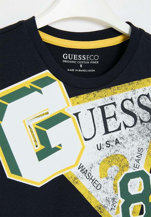 GUESS - Short sleeve T-shirt - smart blue