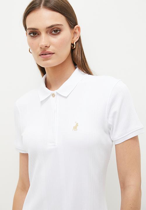 POLO - Danica Rib Dress - White