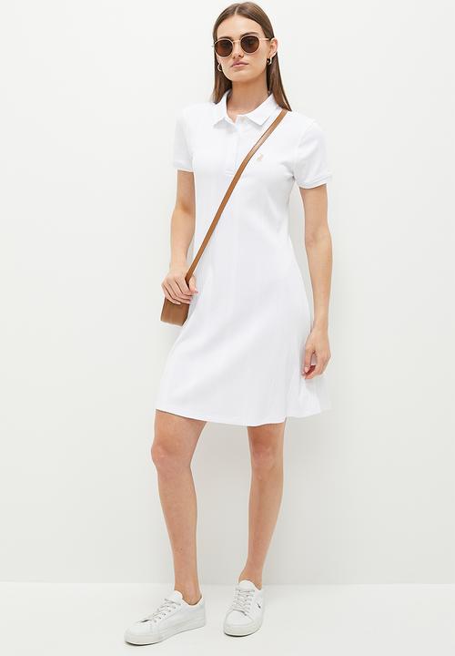 POLO - Danica Rib Dress - White