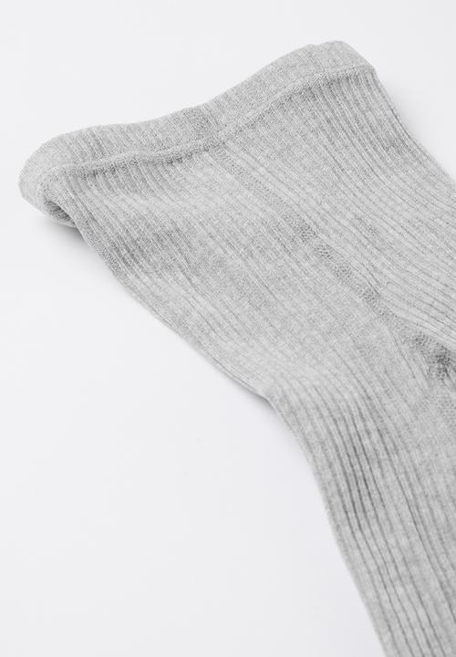 Pop Candy - Ribbed tights - grey