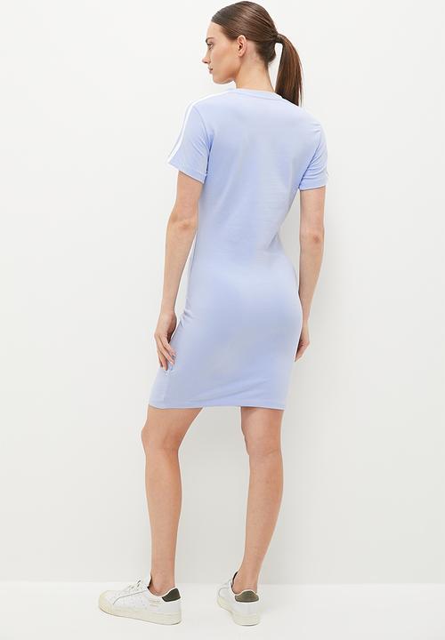 adidas Performance - W 3s Fit T Dr - Blue dawn