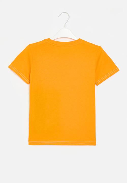 GUESS - Short sleeve T-shirt - boca yellow