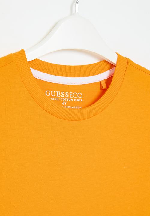 GUESS - Short sleeve T-shirt - boca yellow
