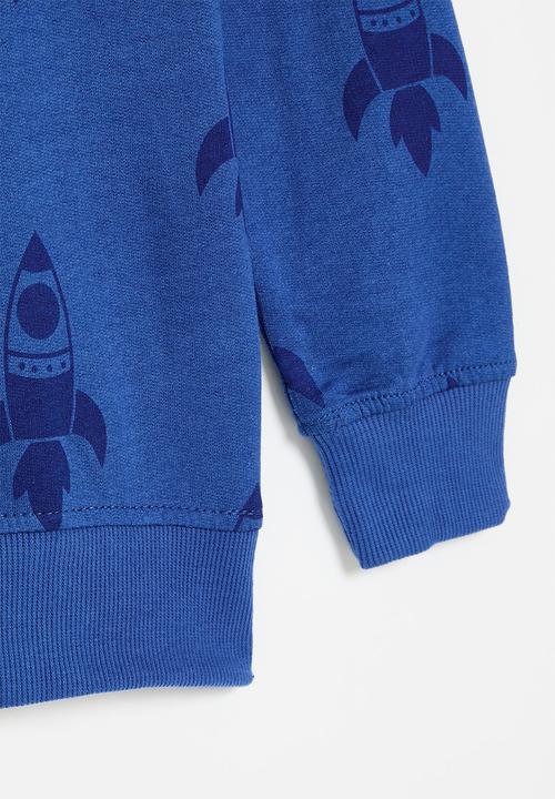 Pop Candy - Printed sweatshirt - blue