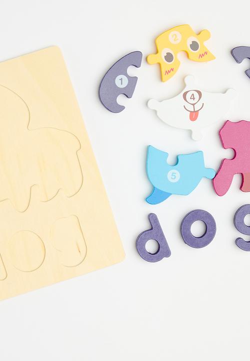 Pop Candy - Doggy wooden puzzle - multi