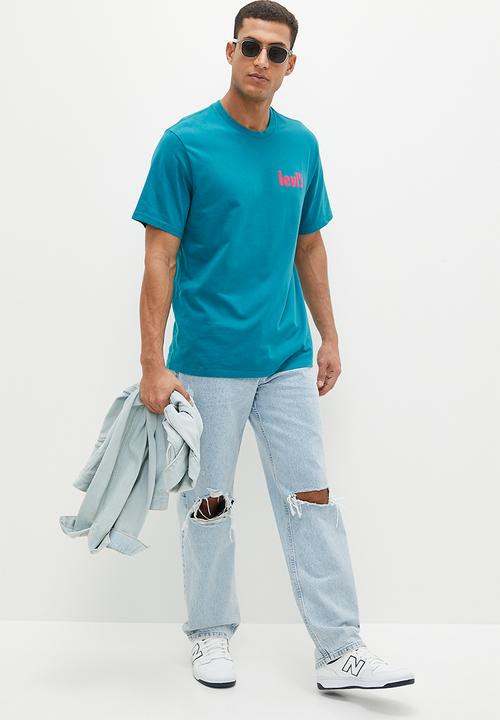 Levi’s® - Short sleeve relaxed fit tee za - core poster logo o