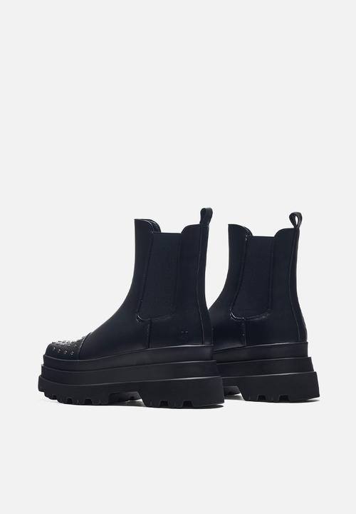 Koi Footwear - Silence trident chunky chelsea boot - black