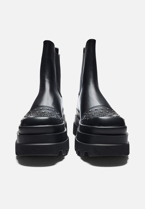 Koi Footwear - Silence trident chunky chelsea boot - black