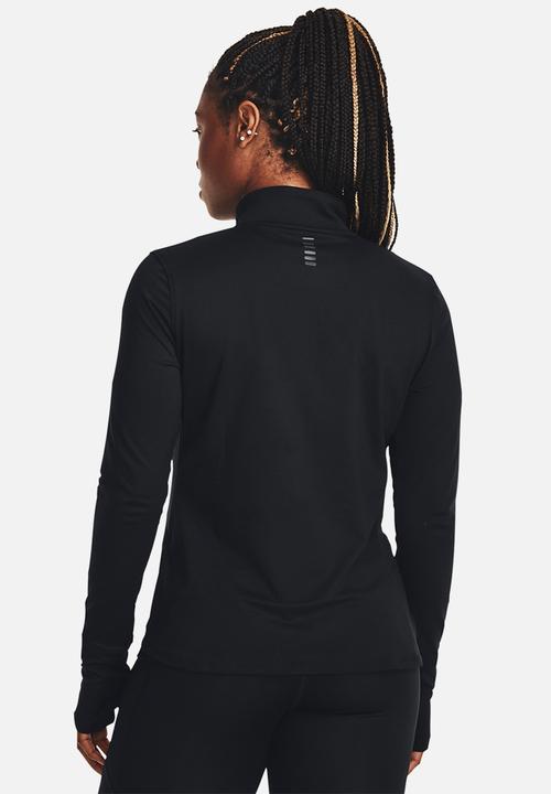 Under Armour - Ua qualifier run 1/2 zip - black/reflective