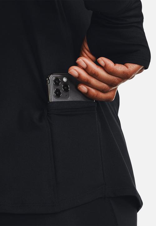 Under Armour - Ua qualifier run 1/2 zip - black/reflective