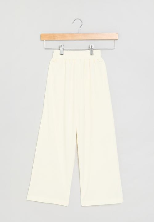 Pop Candy - Wide leg pants - white