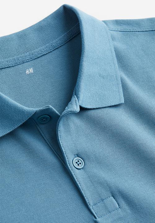 H&M - Coolmax® oversized fit polo shirt - turquoise