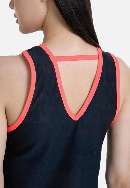 Under Armour - Ua run everywhere tank - black/bete reflective