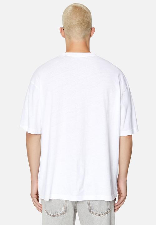 Diesel  - T-wash-e1 T-shirt - white 