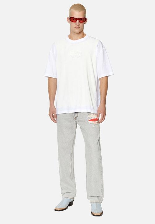 Diesel  - T-wash-e1 T-shirt - white 