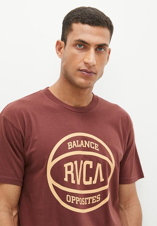 RVCA - RVCA ball short sleeve - brown 