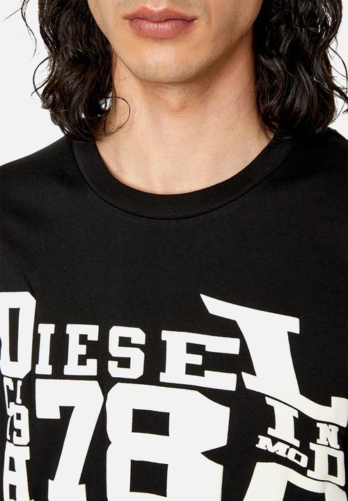 Diesel  - T-diegor-g7 T-shirt - black 