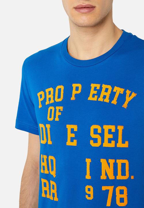 Diesel  - T-diegor-k59 T-shirt - blue 
