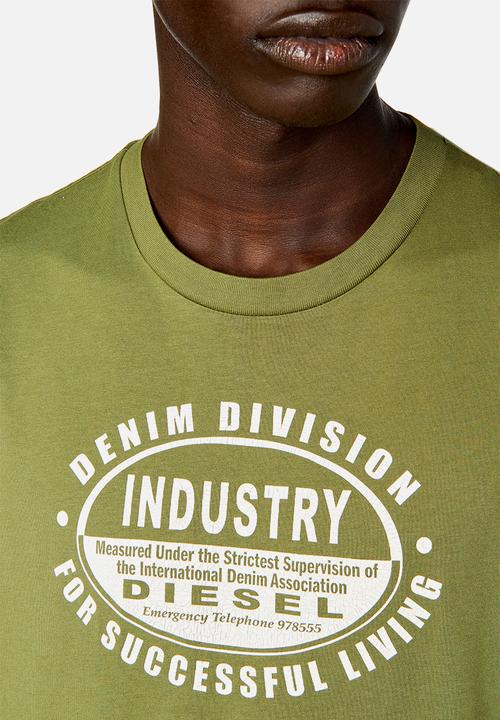 Diesel  - T-diegor-k60 T-shirt - olive 