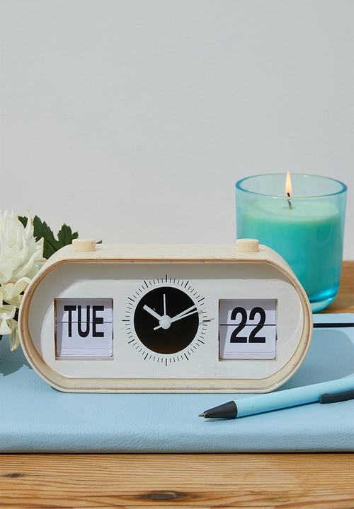 Typo - Flip Clock V2.0 - Ecru Speckle