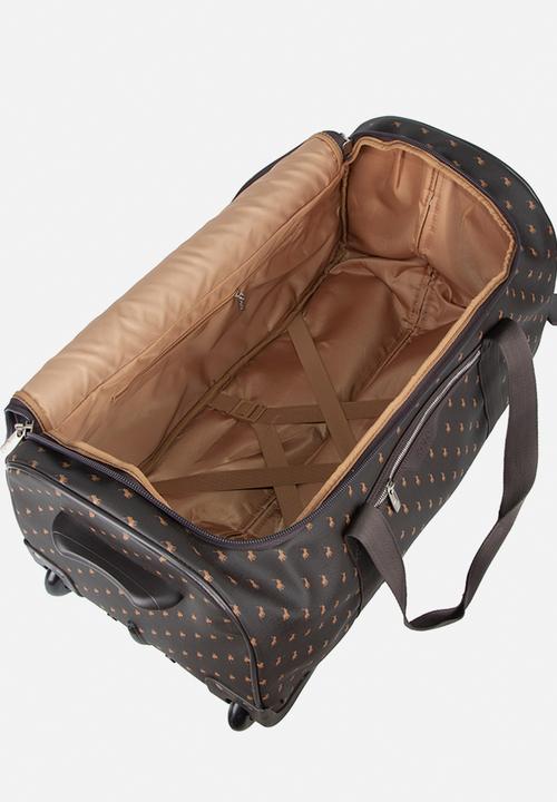 POLO - Trolley duffel - brown