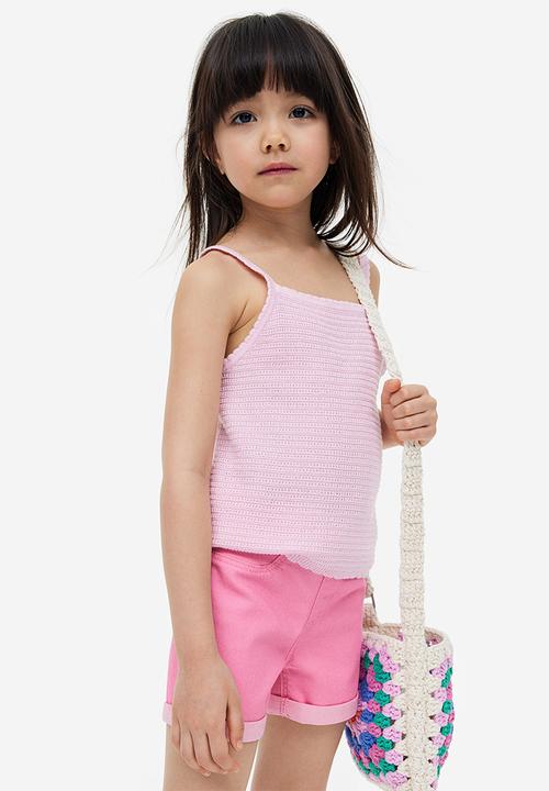 H&M - Denim shorts - pink