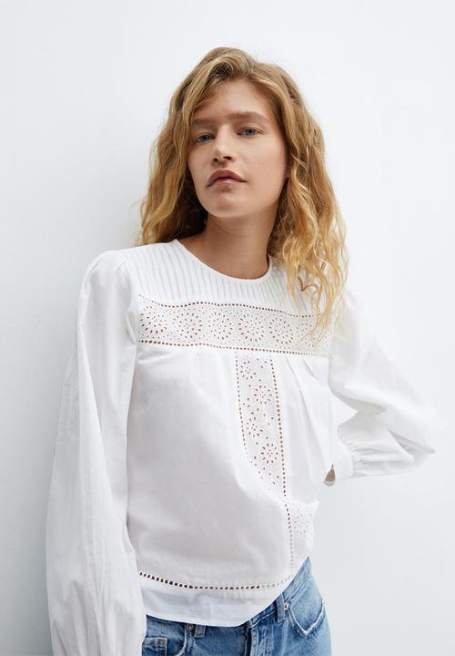 MANGO - Blouse loli-h - white