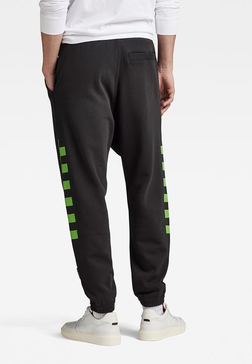 G-STAR - Moto graphic sweat pants - dk black