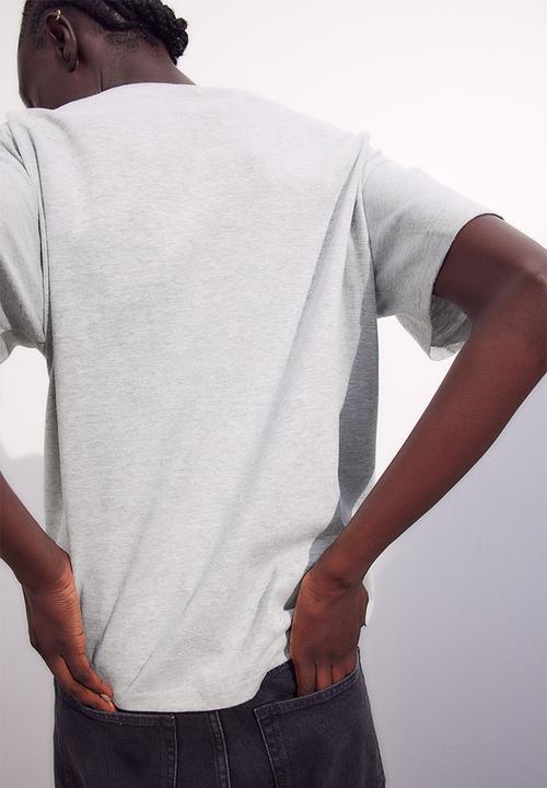 H&M - Oversized printed T-shirt - grey