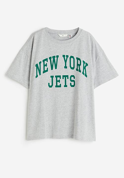 H&M - Oversized printed T-shirt - grey