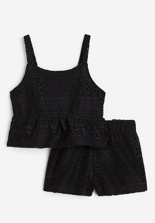 H&M - 2-Piece lace set - black