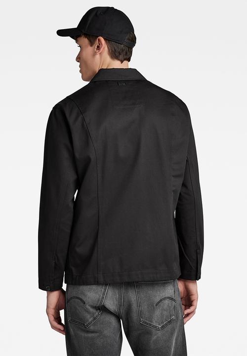 G-STAR - Chore overshirt drill twill - dk black