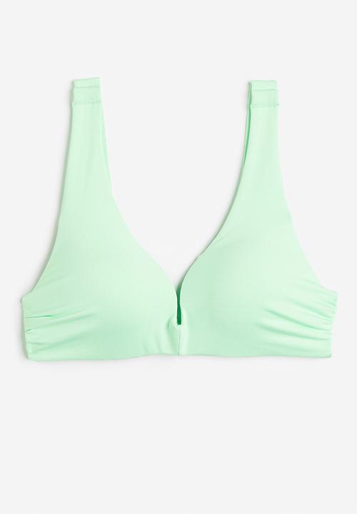 H&M - Push-up bikini top - green