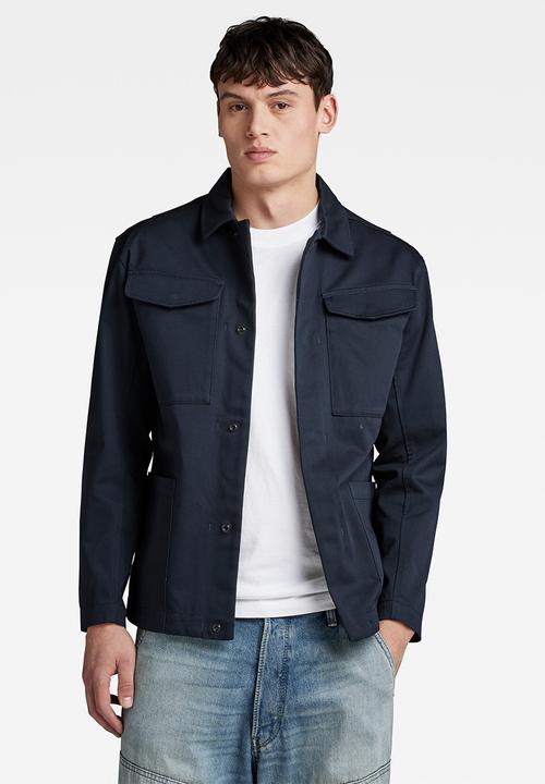 G-STAR - Chore overshirt drill twill - salute