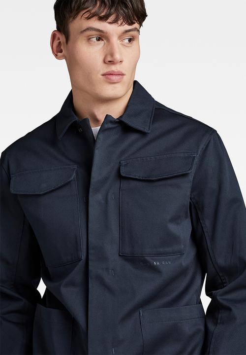 G-STAR - Chore overshirt drill twill - salute