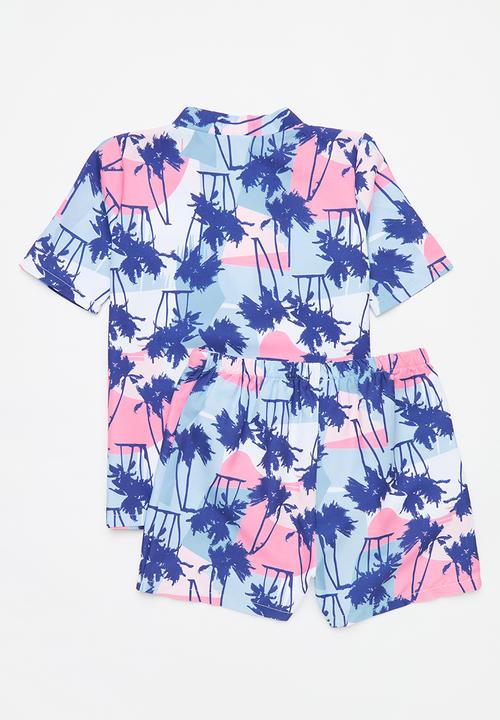 Pop Candy - Top & short set - blue