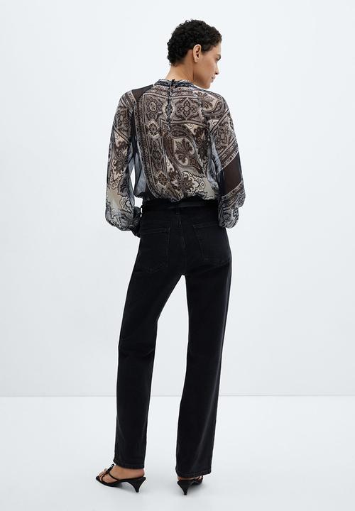 MANGO - Blouse stefi - black