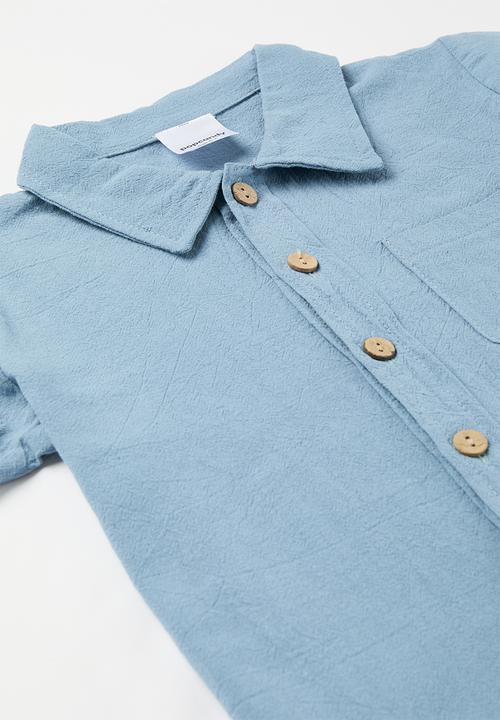 Pop Candy - Shirt & short set - stonewash