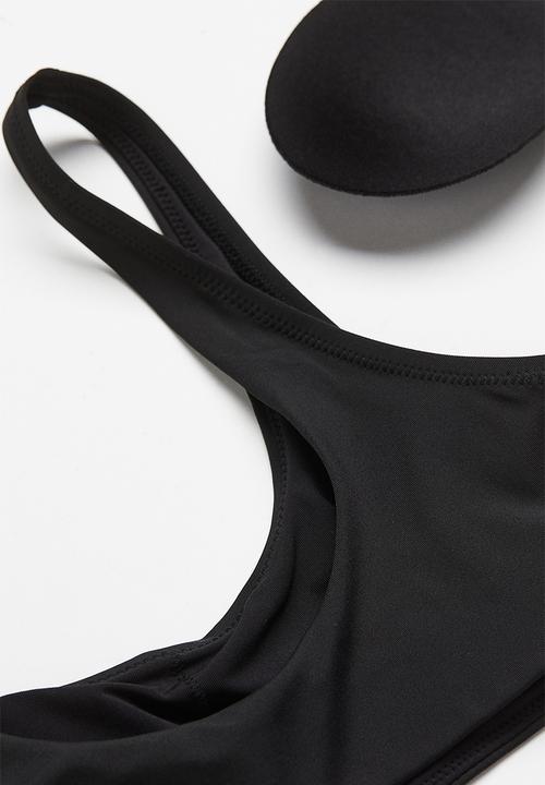 H&M - Padded bikini top - black