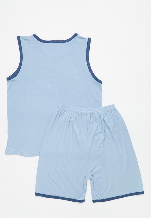 Pop Candy - Sleeveless pj set - blue