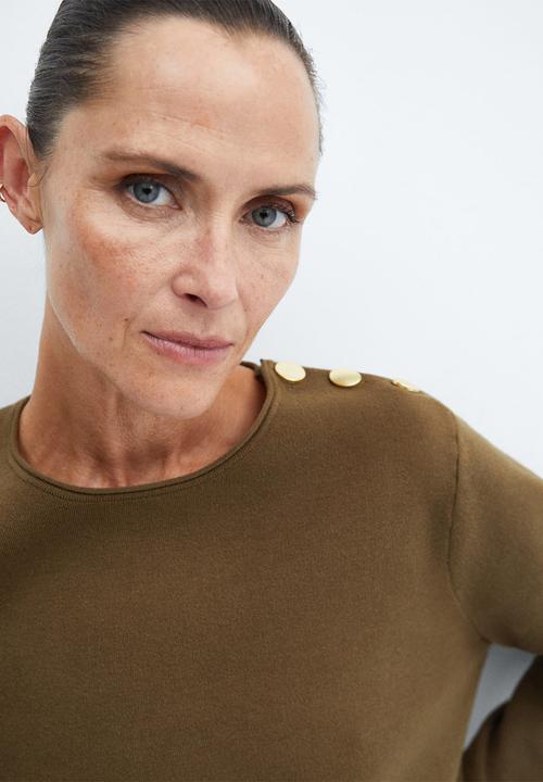 MANGO - Sweater babor - beige/khaki