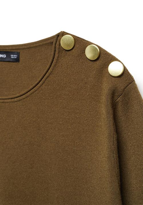 MANGO - Sweater babor - beige/khaki