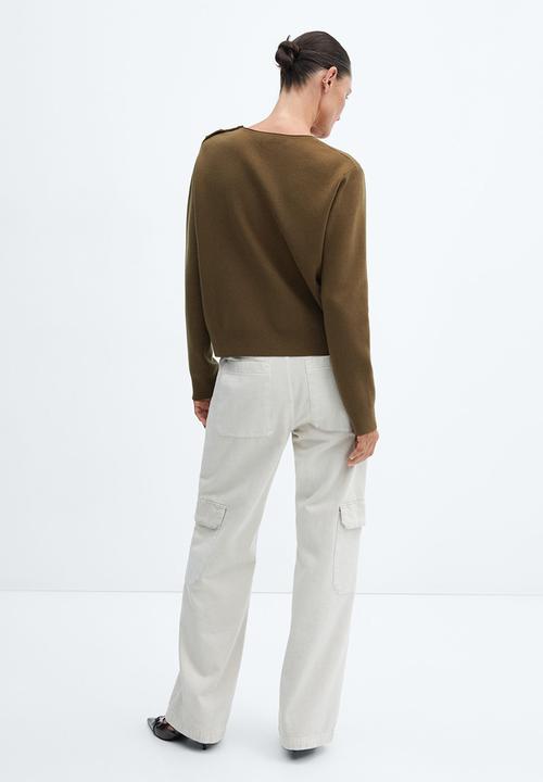 MANGO - Sweater babor - beige/khaki