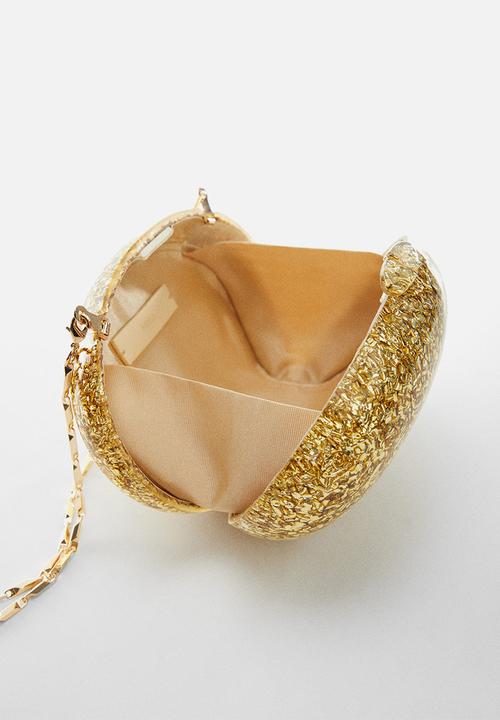 MANGO - Bag amelia - gold
