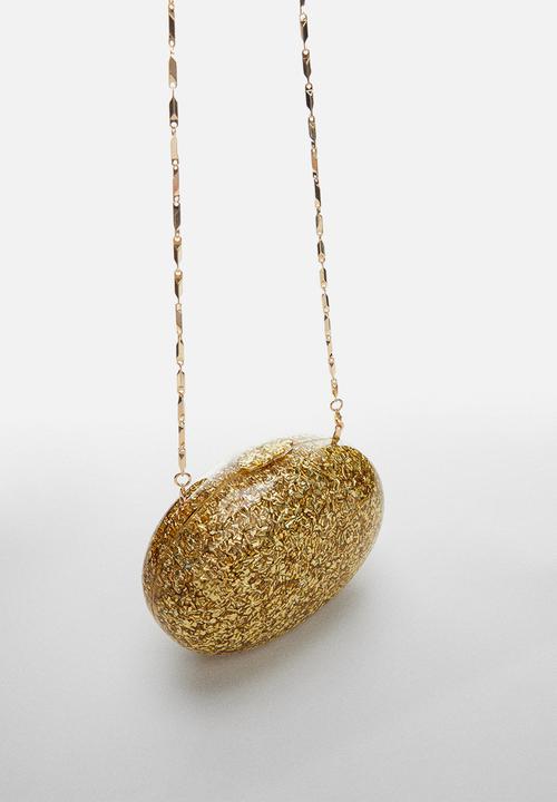 MANGO - Bag amelia - gold